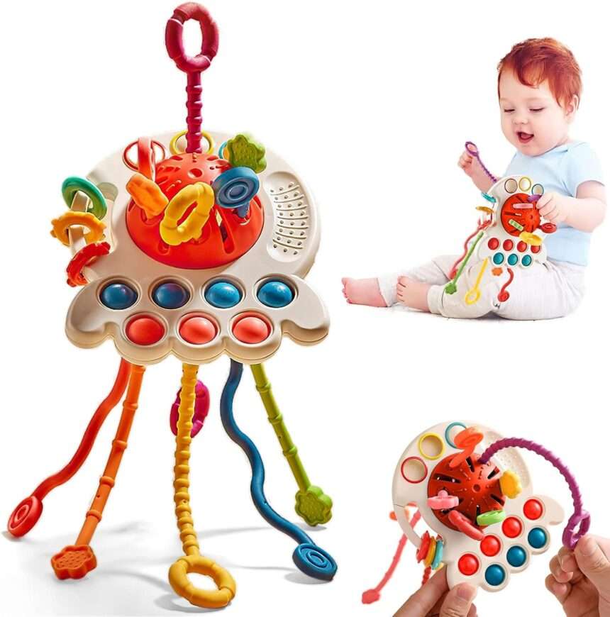 Baby Montessori Pull String Learning Toy - Toys Master